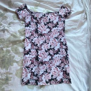 Garage Floral Bodycon Dress